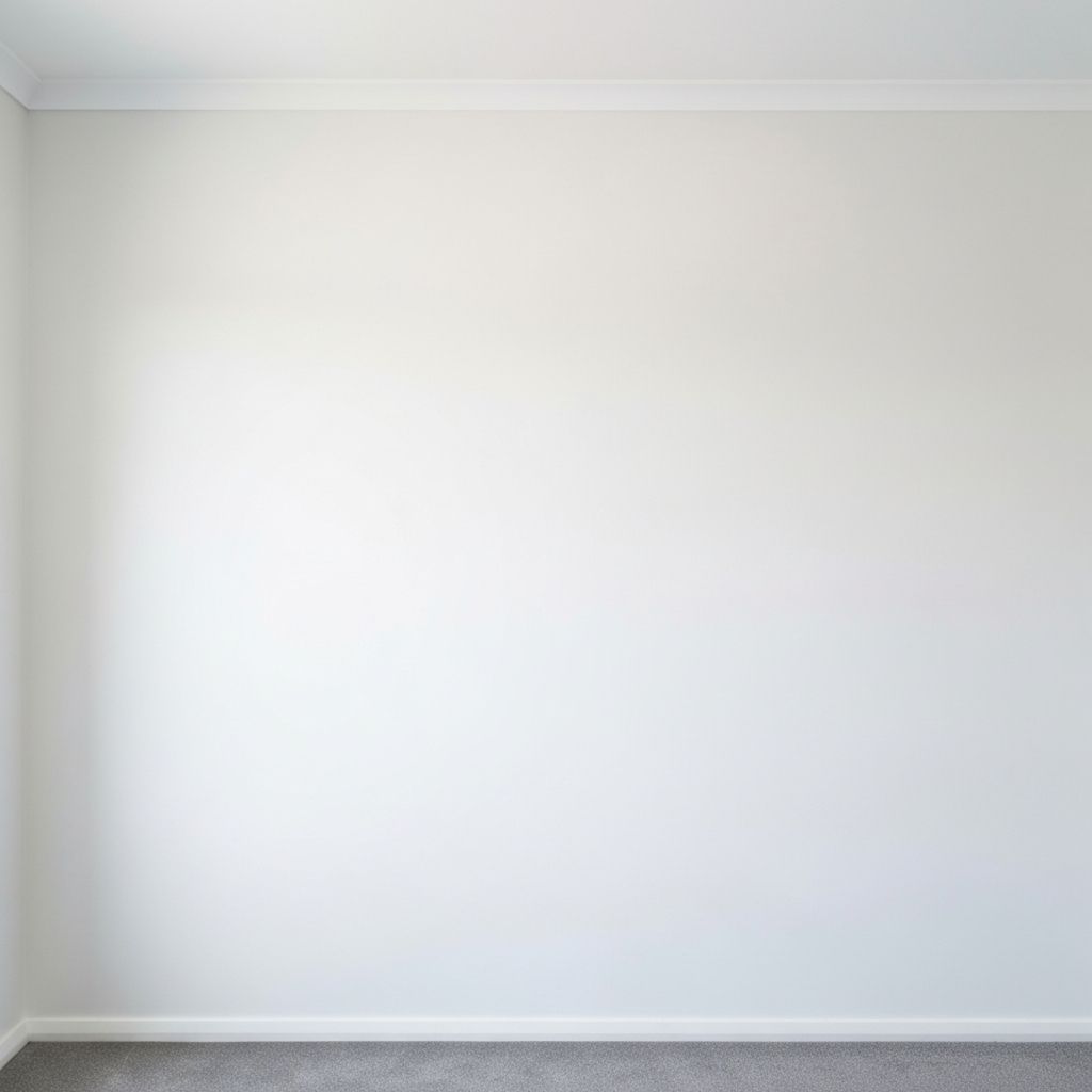 Same room with fresh, bright walls after professional painting